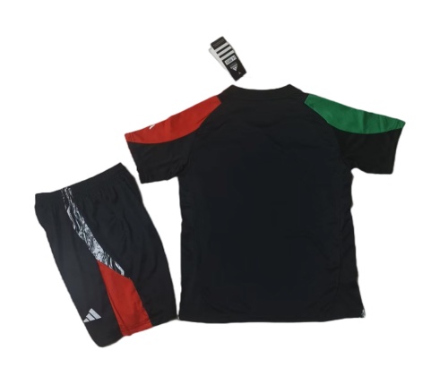 Kids-Arsenal 24/25 Black/Green/Red Training Jersey