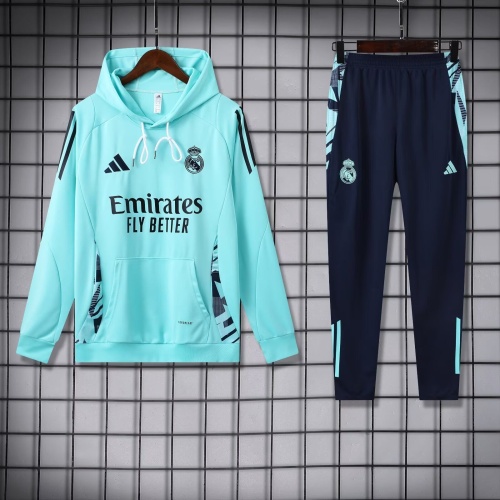 Real Madrid 24/25 Hoodie Tracksuit - Green
