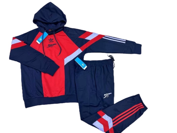 Arsenal 24/25 Hoodie Tracksuit - Red/Navy Blue