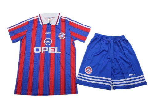 Kids-Bayern Munich 95/97 Home Soccer Jersey