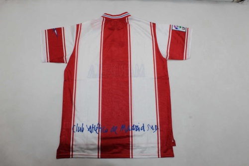 Atletico Madrid 99/00 Home Soccer Jersey