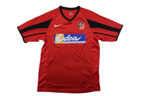 Atletico Madrid 01/02 Away Red Soccer Jersey