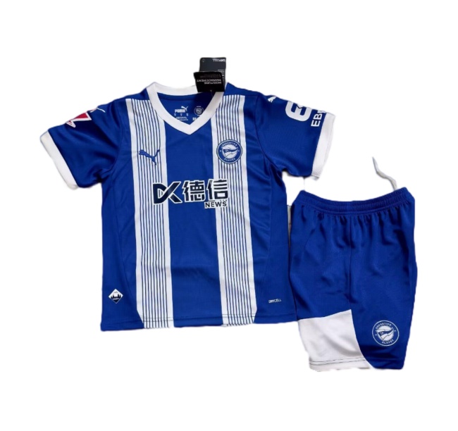 Kids-Alaves 24/25 Home Soccer Jersey