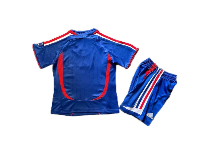 Kids-France 2006 World Cup Home Soccer Jersey