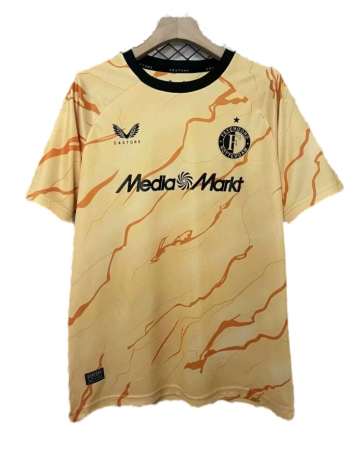 Feyenoord 24/25 Fourth Yellow Soccer Jersey