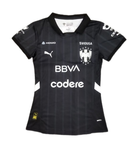 Monterrey Woman 24/25 Third Black Soccer Jersey