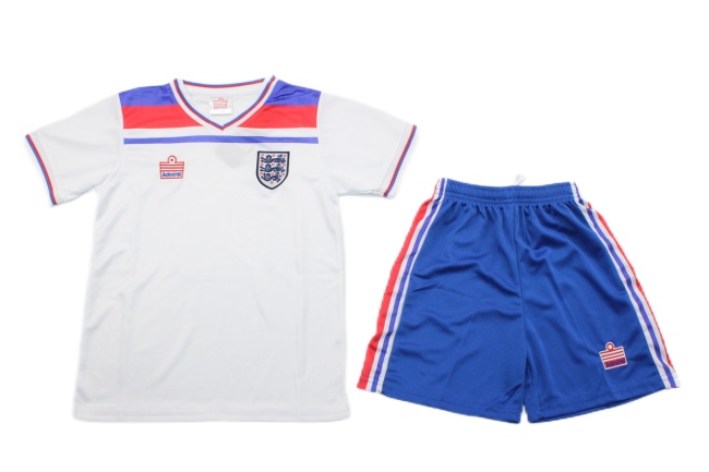 Kids-England 1982 Home Soccer Jersey