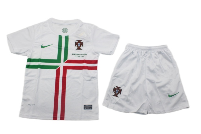Kids-Portugal 2012 EuroCup Away Soccer Jersey