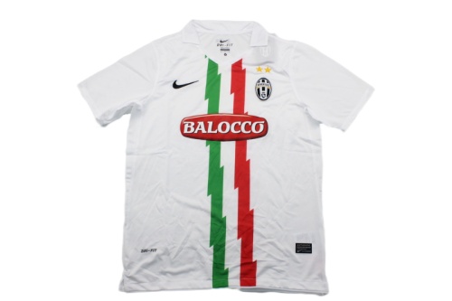 Juventus 10/11 Away White Soccer Jersey
