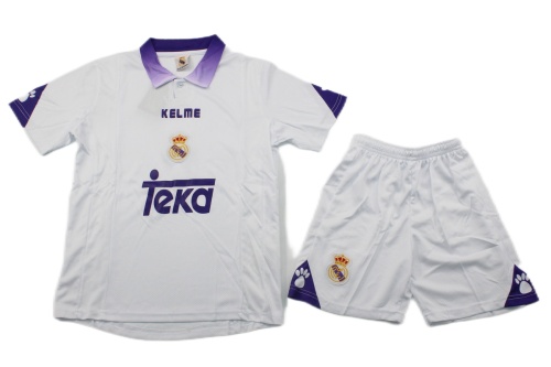 Kids-Real Madrid 97/98 Home Soccer Jersey