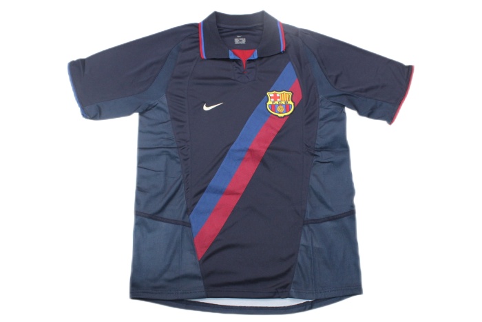 Barcelona 02/03 Third Black Soccer Jersey