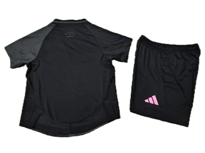 Kids-Inter Miami 25/26 Away Black/Grey Jersey(Player)