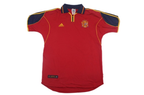 Spain 2000 Home Soccer Jersey