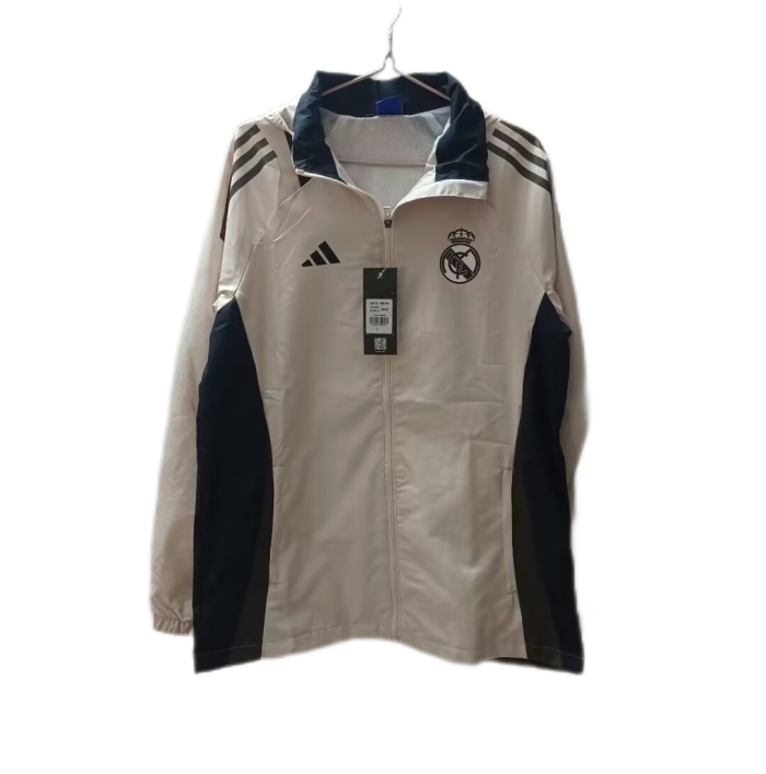 Real Madrid 24/25 Wind Coat - Light Beige