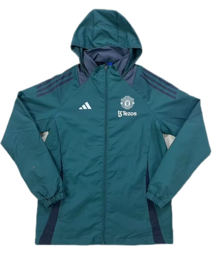 Manchester Utd 24/25 Wind Coat - Green