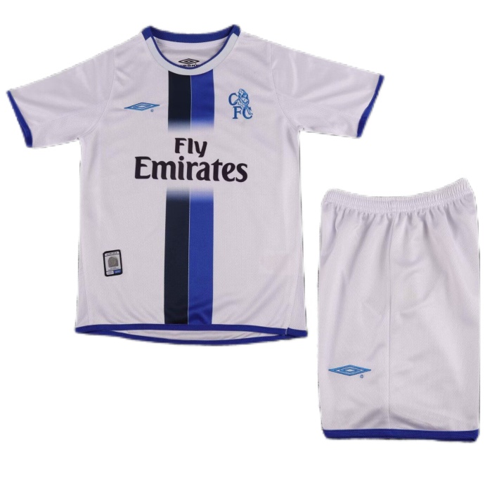 Kids-Chelsea 03/05 Away White Soccer Jersey