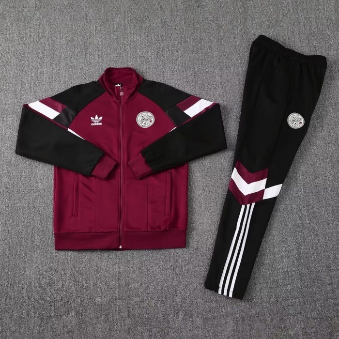 Ajax 24/25 Tracksuit - Dark Red