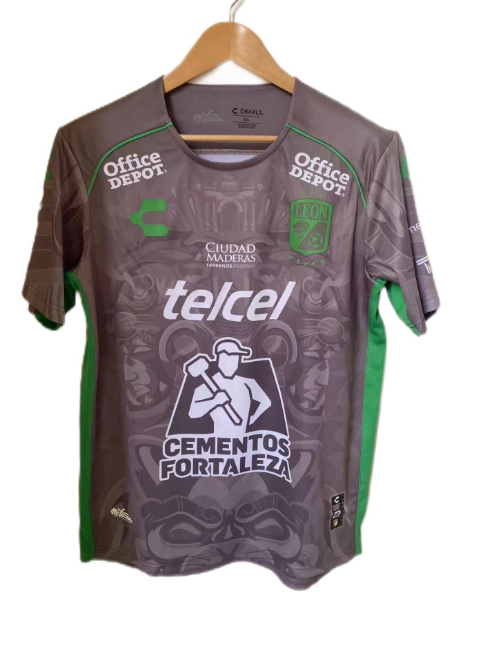 Club Leon 24/25 Third Dark Grey Soccer Jersey