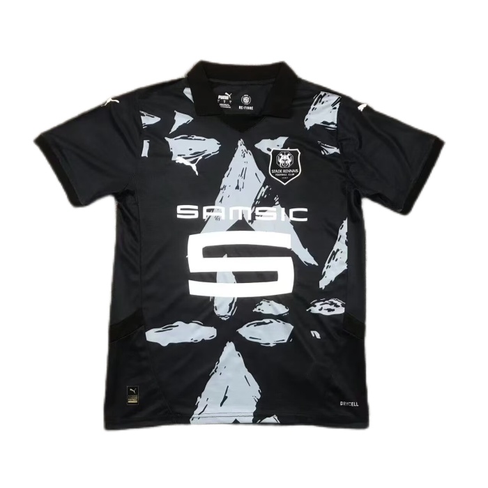 Stade Rennais 24/25 Third Black Soccer Jersey