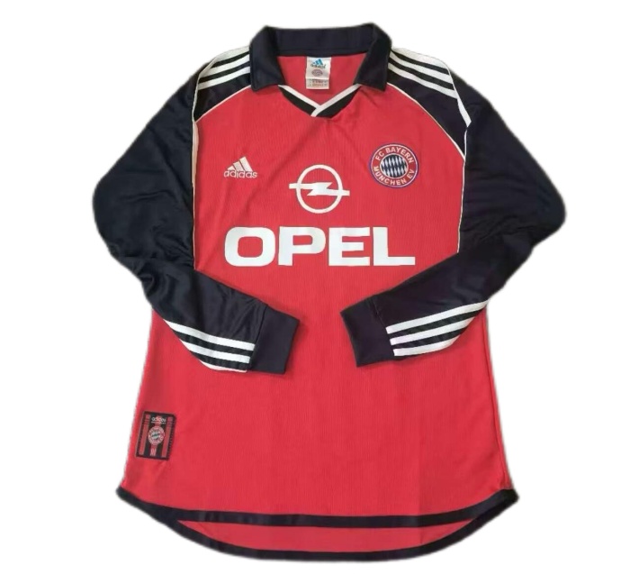 Bayern Munich 00/01 Home Long Soccer Jersey