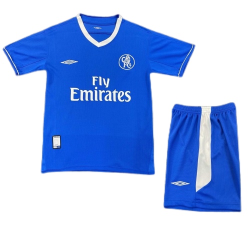 Kids-Chelsea 03/05 Home Soccer Jersey