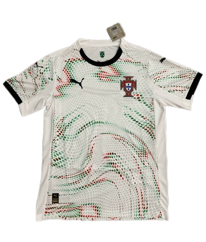 Portugal 2025 Away White Soccer Jersey