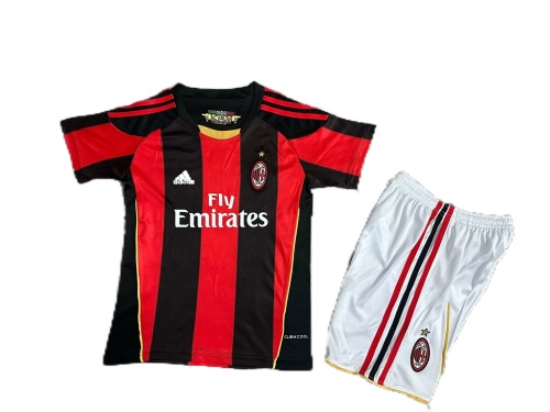 Kids-AC Milan 10/11 Home Soccer Jersey