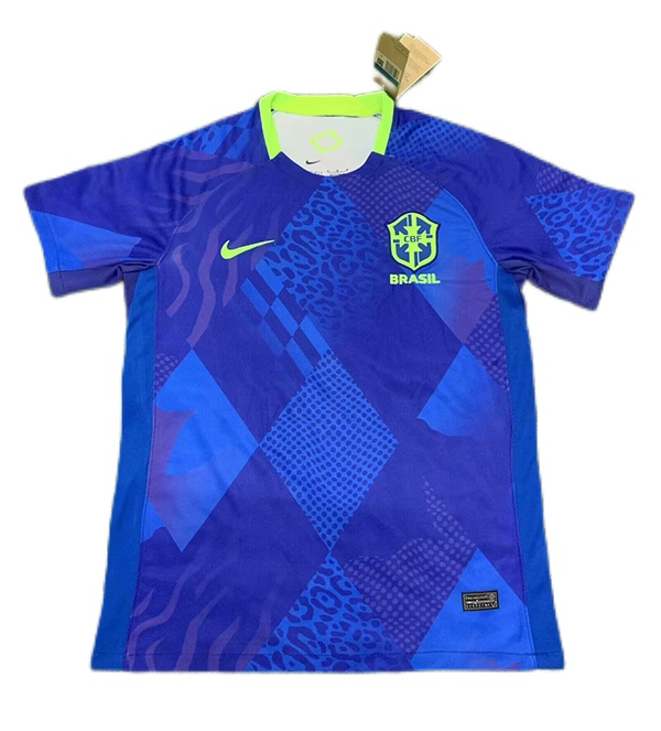 Brazil 2025 Away Blue Leaked Soccer Jersey