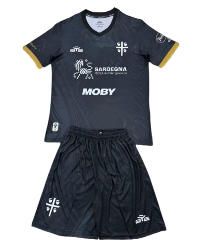 Kids-Cagliari 24/25 Third Black Soccer Jersey