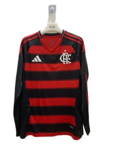 Flamengo 25/26 Home Long Soccer Jersey