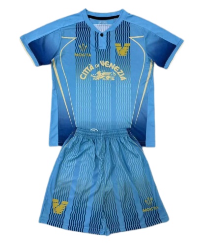 Kids-Venezia 24/25 Third Blue Soccer Jersey