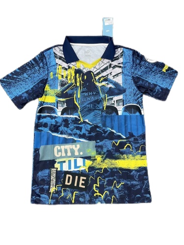 Man City 25/26 Special Blue/Yellow Soccer Jerseys