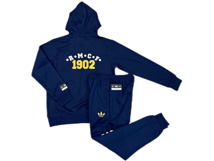 Real Madrid 24/25 Hoodie Tracksuit - Navy Blue