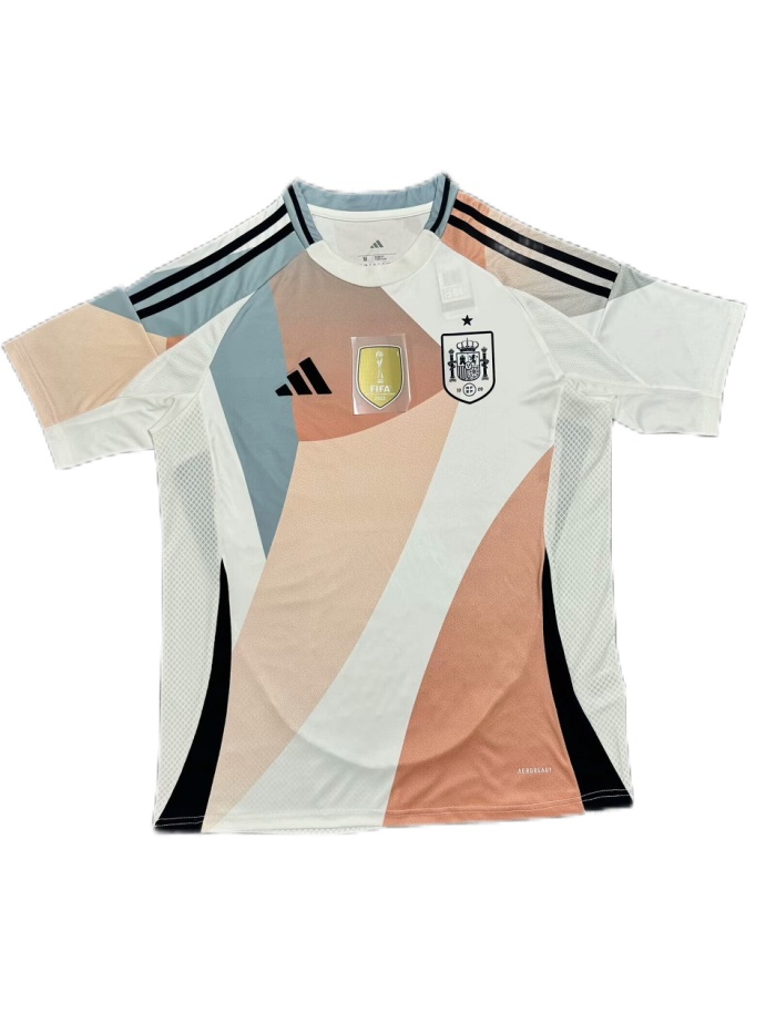 Spain 2025 Women Euro Away Men Jersey