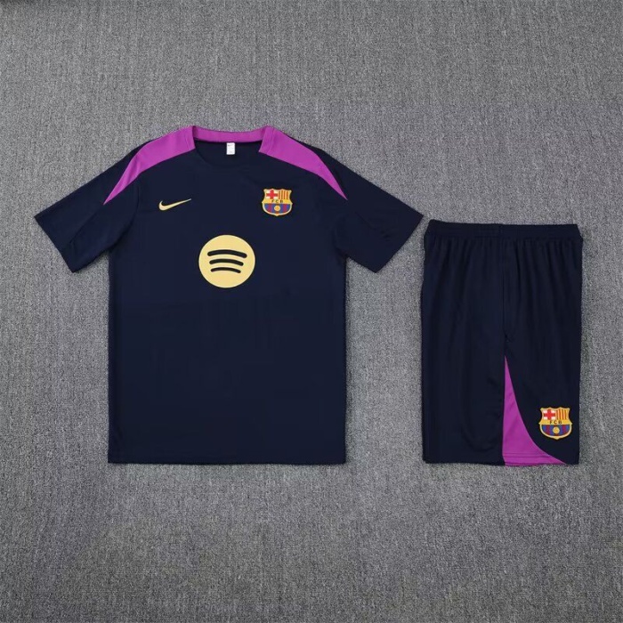 Barcelona 25/26 Navy Blue/Purple Training Kit Jersey