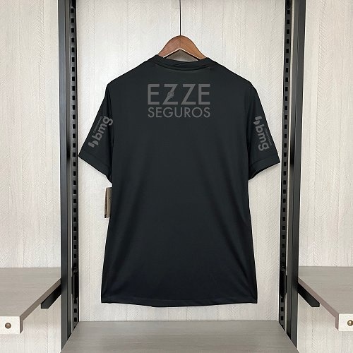 Corinthians 24/25 Away Black Sponsor Soccer Jersey