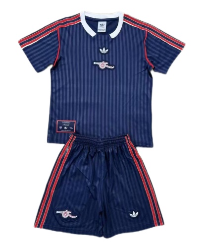 Kids-Arsenal 25/26 Special Navy Blue/Red Training Jersey