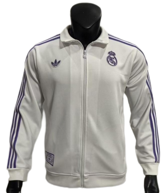 Real Madird 25/26 Retro Model Jacket - White