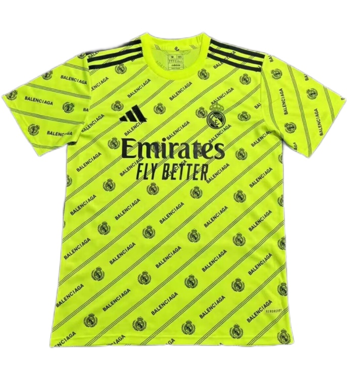 Real Madrid 25/26 Special Yellow Green Soccer Jersey