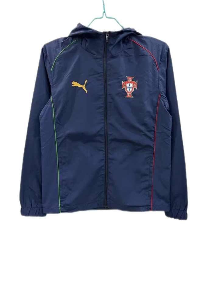 Portugal 25/26 Wind Coat - Navy Blue