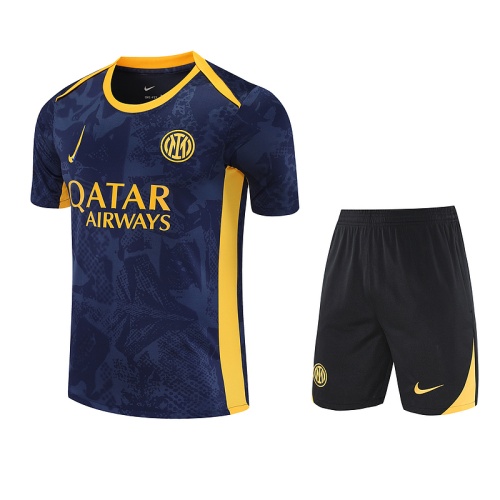 Inter Milan 25/26 Dark Blue/Yellow Training Kit