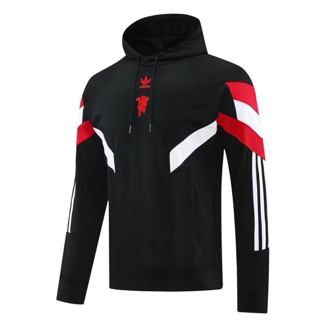 Manchester Utd 24/25 Hoodie - Black