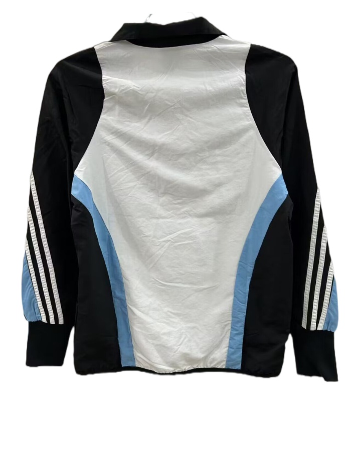 Real Madrid 24/25 Wind Coat - White/Black/Blue