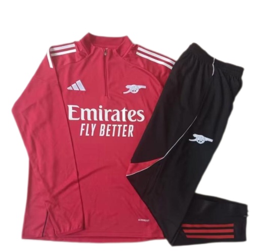Kids Arsenal 25/26 Tracksuit - Red
