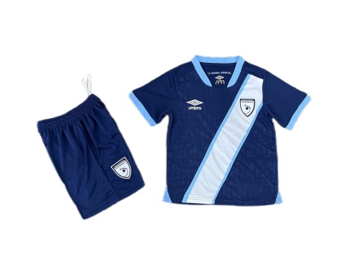 Kids-Guatemala 25/26 Away Dark Blue Soccer Jersey