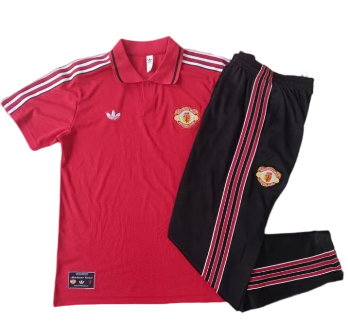 Man Utd 25/26 Red Training Kit Jerseys