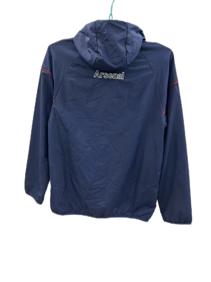 Arsenal 25/26 Wind Coat - Dark Blue/Red