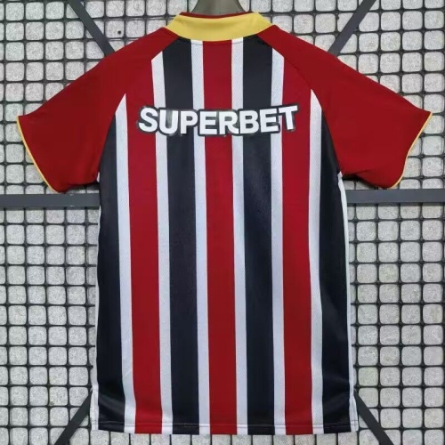 Sao Paulo 25/26 Away Red/Black Soccer Jersey