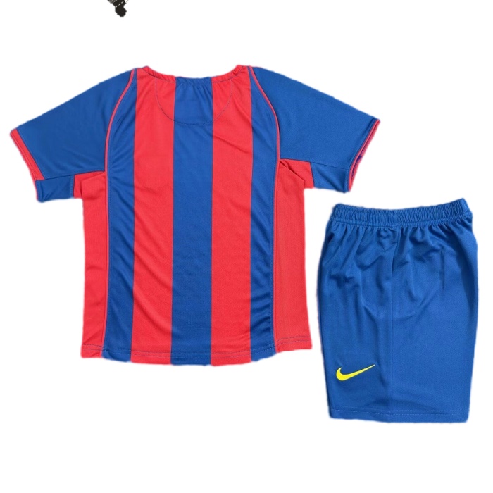 Kids-Barcelona 04/05 Home Soccer Jersey