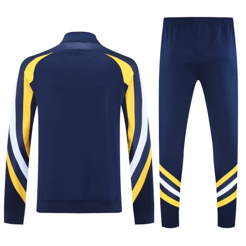 Real Madrid 25/26 Tracksuit - Navy Blue/Yellow